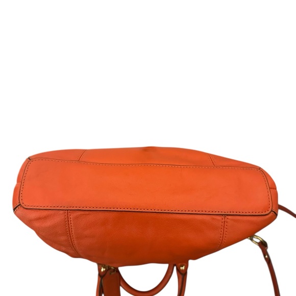 Coach Ashley Mini Tote & CoachCompact Clutch Wallet Tearose Orange - Picture 2 of 12